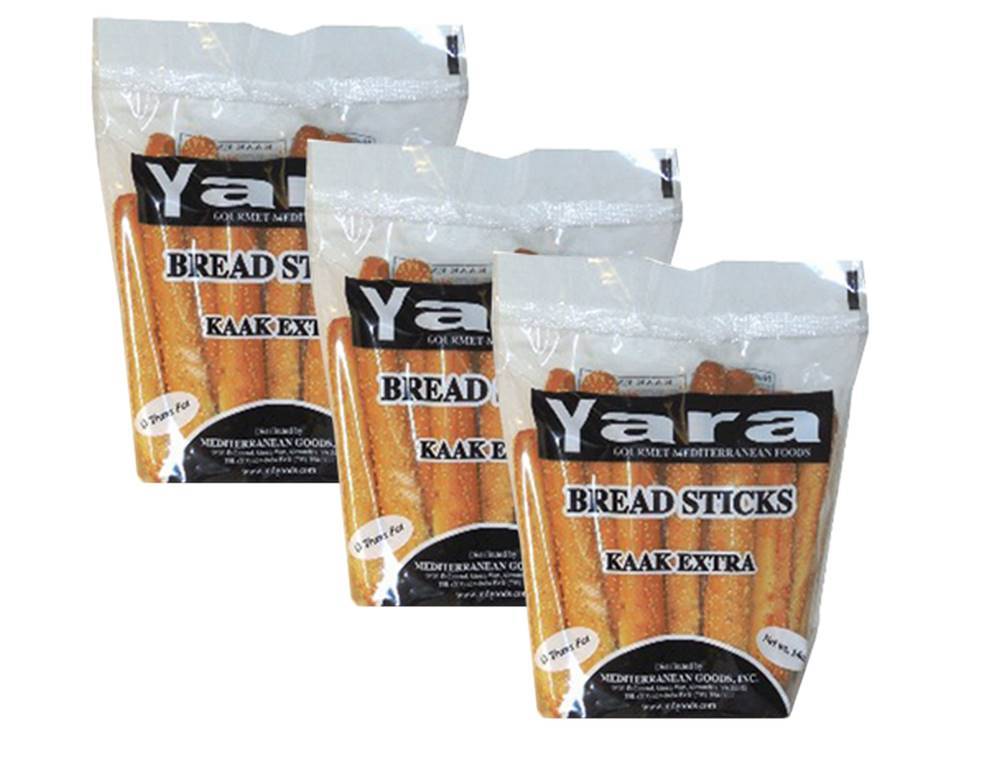 Yara Bread Sticks. 14 oz - 3 Pcs