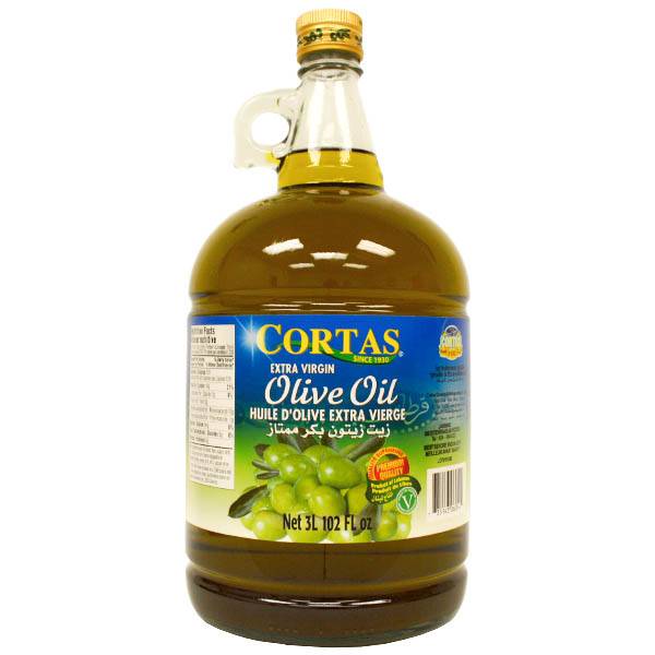 CORTAS Lebanese Extra Virgin Olive Oil, 102 Fl oz.