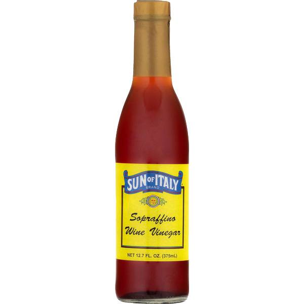SUN of ITALY Red Wine Vinegar, 12.7 oz.