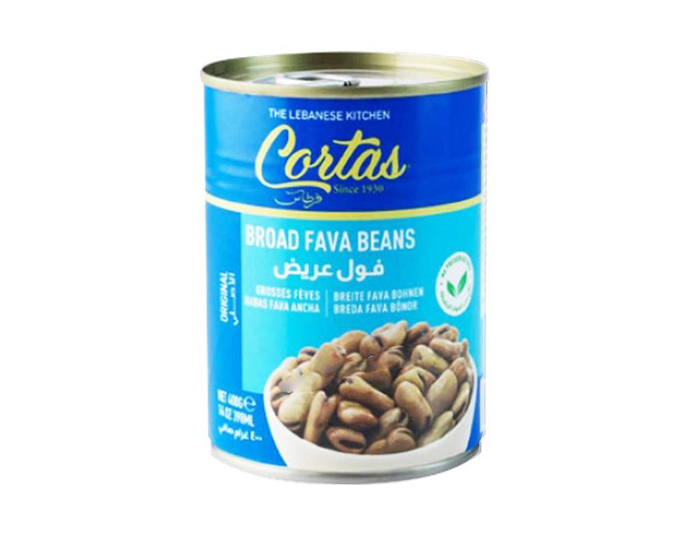 CORTAS Broad Fava Beans - Small Size, 14 oz.