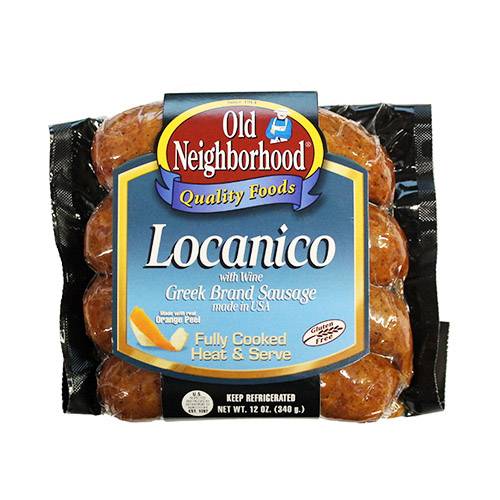 Old Neighborhood Locanico Greek Sausage