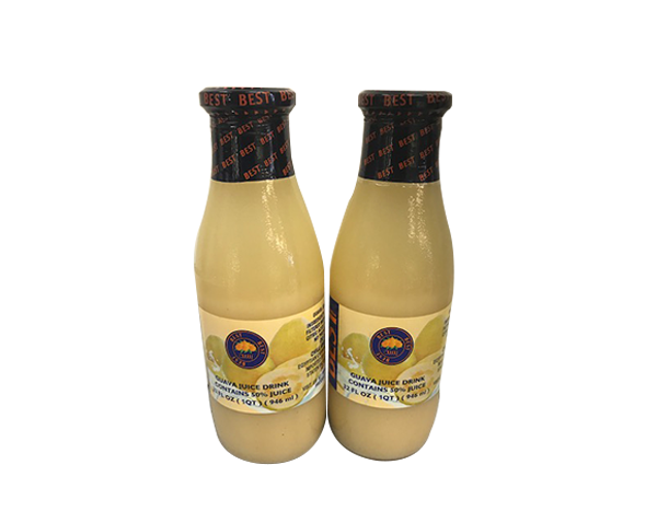 BEST Guava Juice. 1 Liter - 2 Bottles