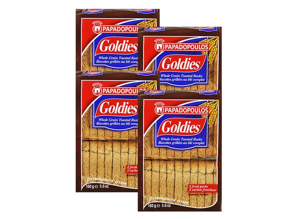 PAPADOPOULOS Goldies Whole Grain - 4 pcs.