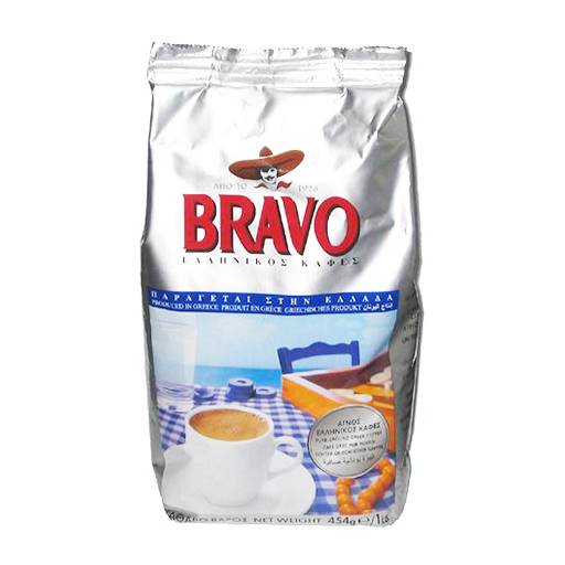 BRAVO Greek Ground Coffee, 454g.