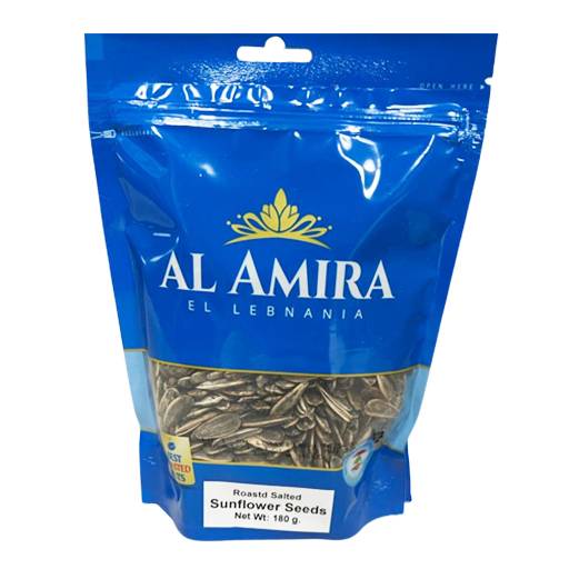 Al Amira Roastd Salted Sunflower Seeds, 180g.