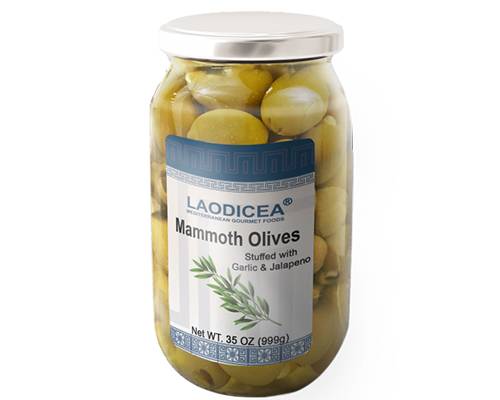 Laodicea Mammoth Olives, 35oz.