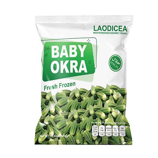 Laodicea Baby Okra, 500g.