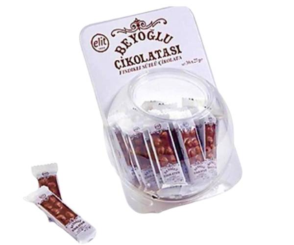 elit milk chocolate hazelnuts 36 x 27g