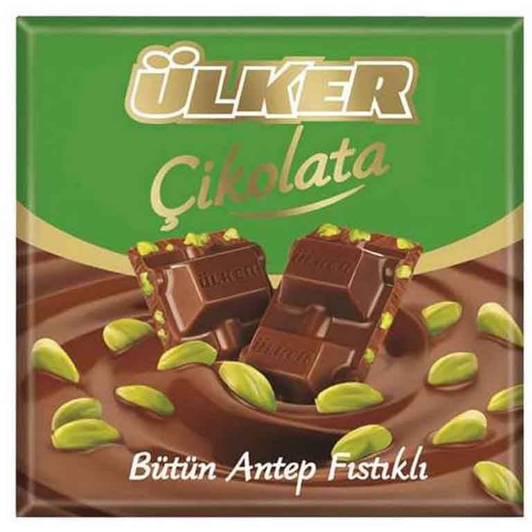 ULKER Turkish Milk Chocolate with Pistachio