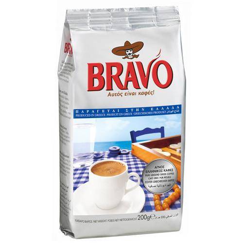 BRAVO Greek Ground Coffee, 200g.