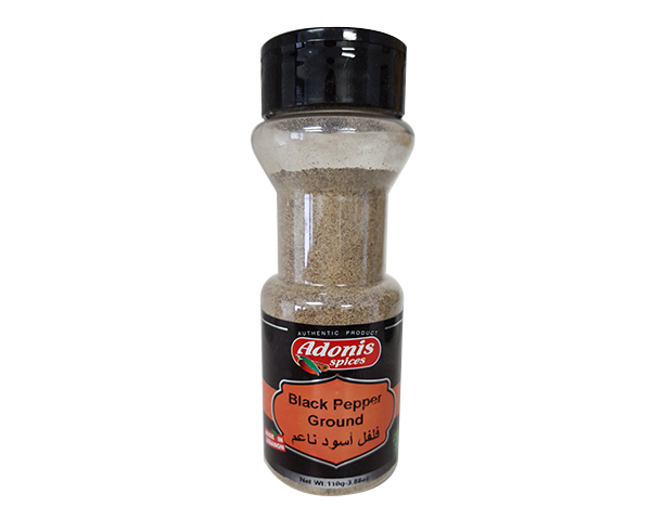 Adonis Black Pepper Ground, 110g.