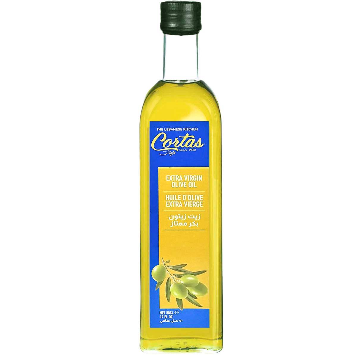 CORTAS Lebanese Extra Virgin Olive Oil, 17 FL Oz.