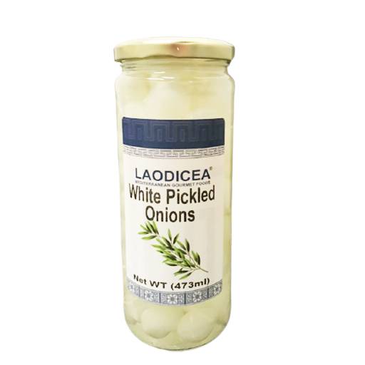 Laodicea White Pickled Onions, 473ml.