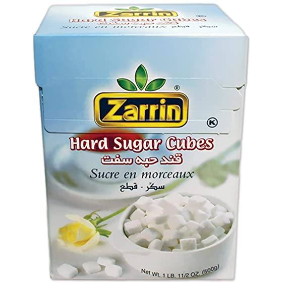 Zarrin Hard Sugar Cubes, 500g.