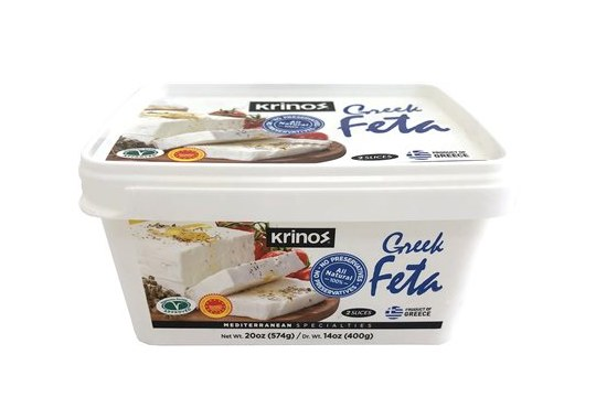 KRINOS Greek Feta Cheese, 14 oz.