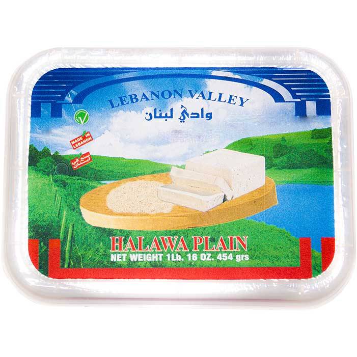 LEBANON VALLEY Lebanese Halva Plain, 16 oz.