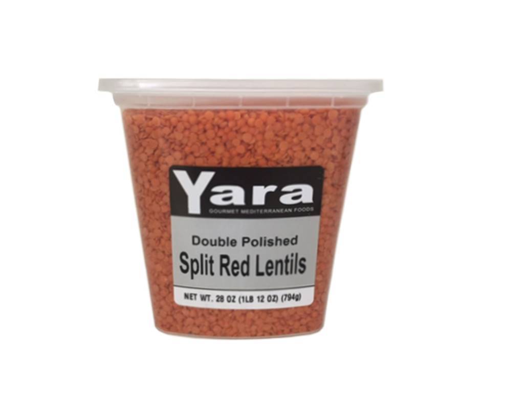 Yara Red Lentils Split Double Polished(Container Or Bag)