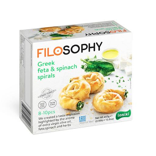 IONIKI Filo Mini Triangles with Feta and Spinach