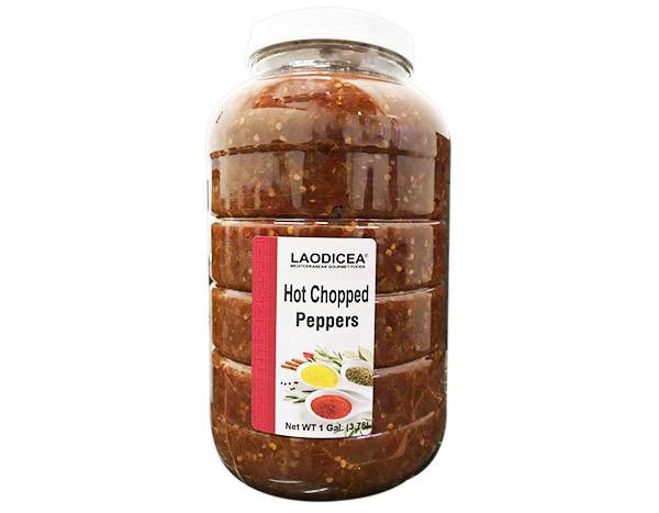 LAODICEA Hot Chopped Peppers