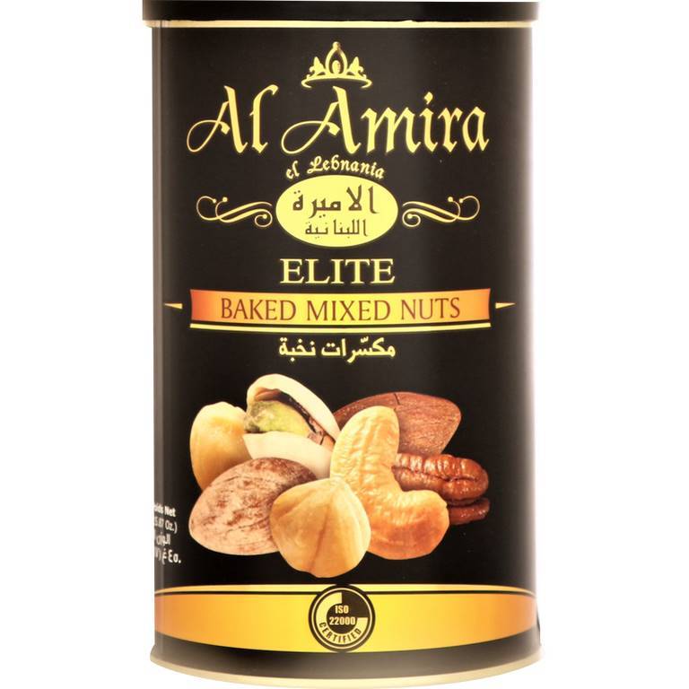 AL AMIRA Elite Baked Mixed Nuts, 450g.