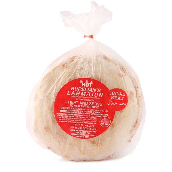 KUPELIAN'S Hot Lahmajun Halal