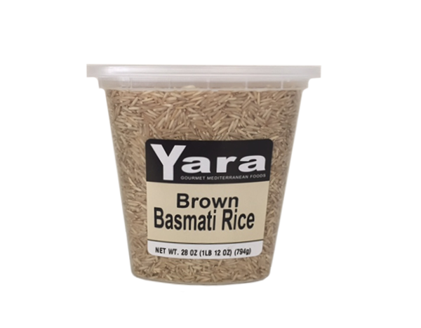 Yara Brown Basmati Rice - Whole Grain, 28 oz.(Container Or Bag)