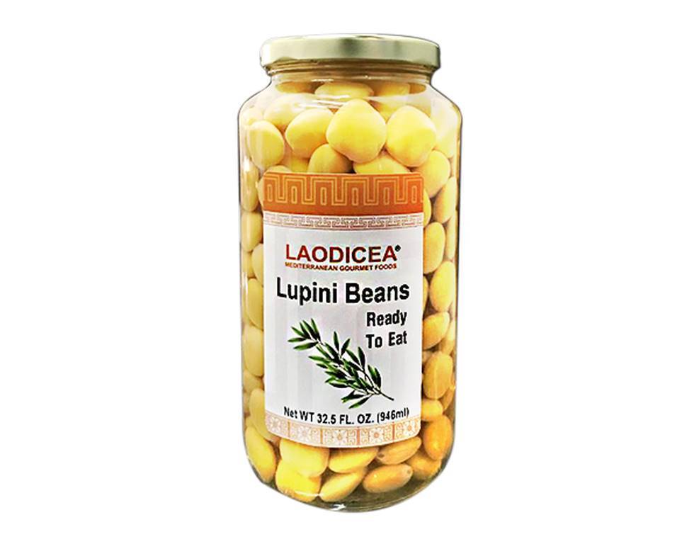 LAODICEA Lupini Beans - Ready to Eat, 32.5 OZ.