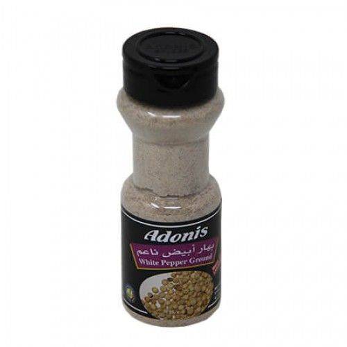 Adonis White Pepper Ground, 115g.