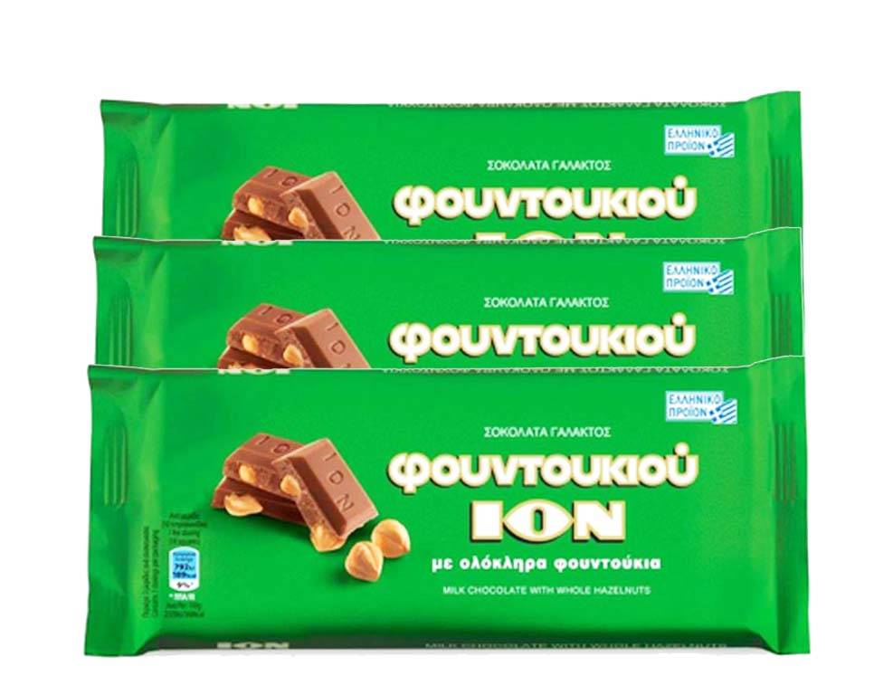 ION Milk Chocolate with Whole Hazelnuts - 3 PK.