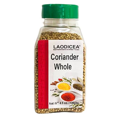 Laodicea Coriander Whole, 4.8 Oz. (136g.)