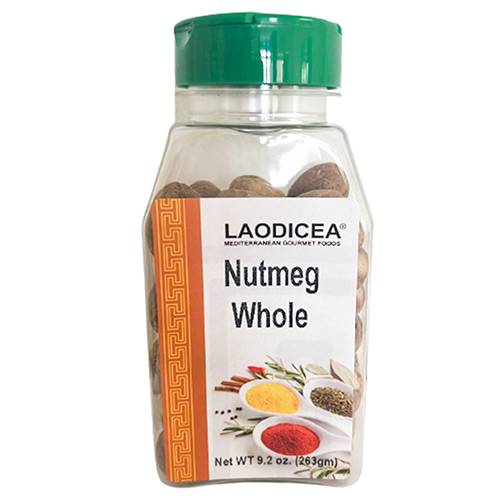 Laodicea Nutmeg Whole, 9.2 oz. (263g.)