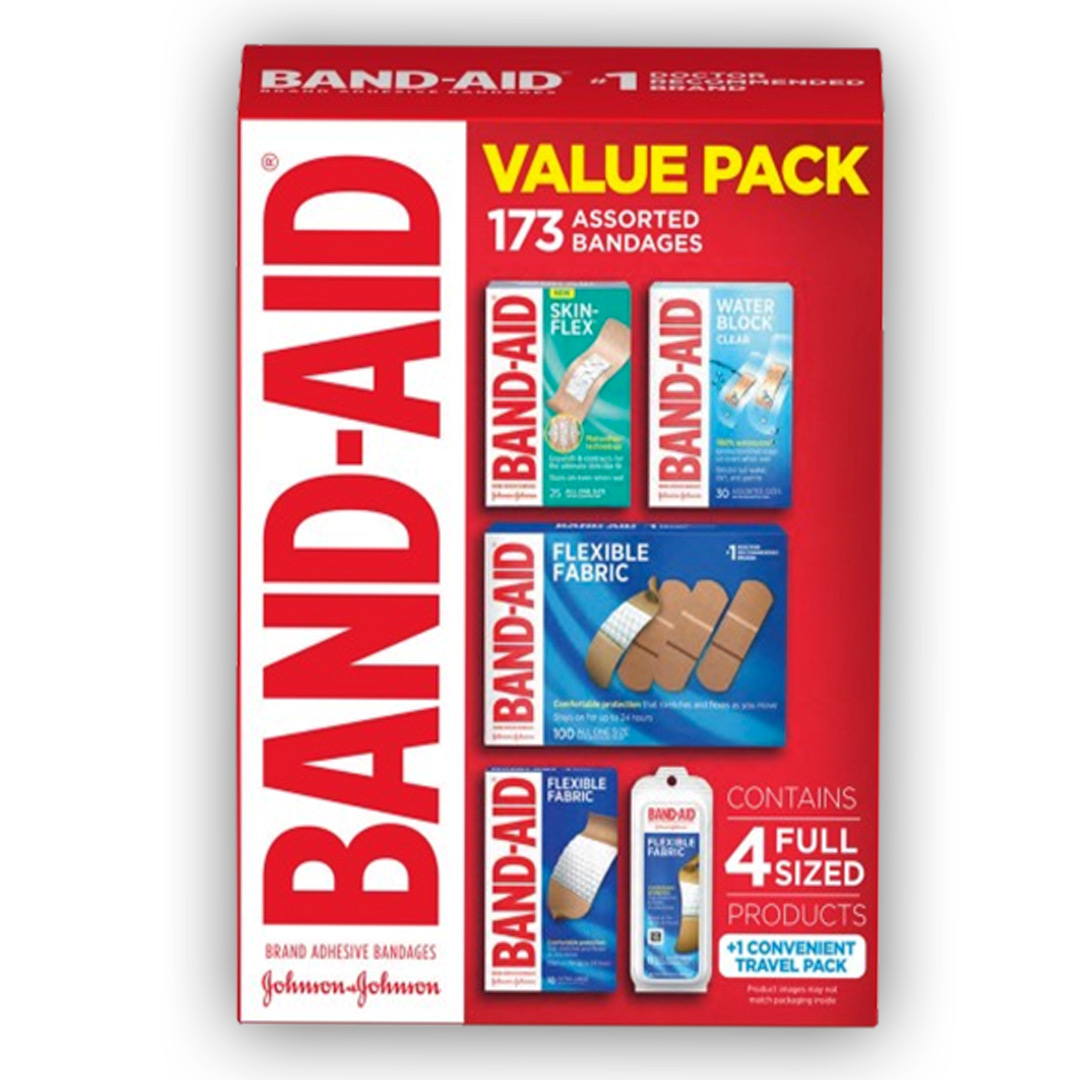 Band-Aid Value Pack 173 Ct