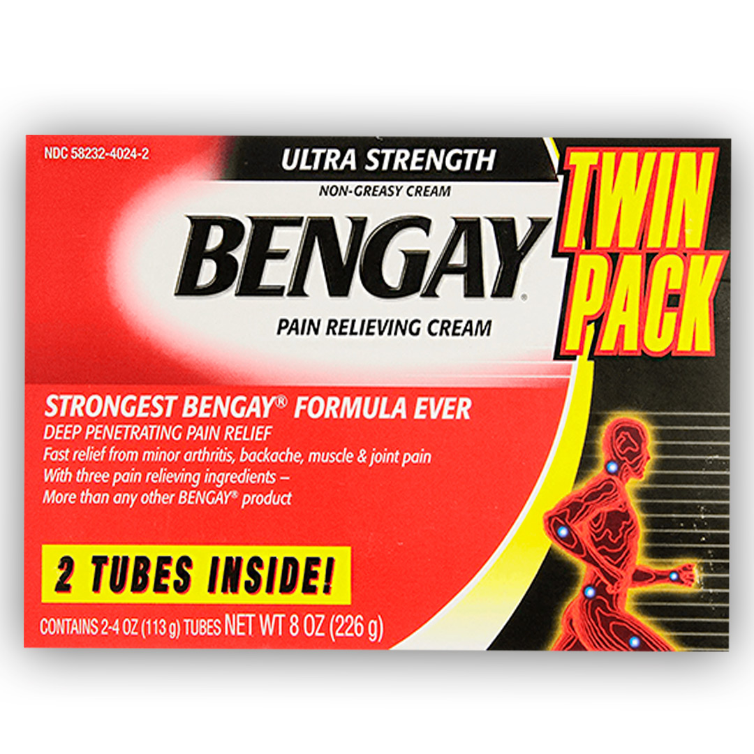 Bengay Ultra Strength Pain-Relieving Cream, 2 pk.