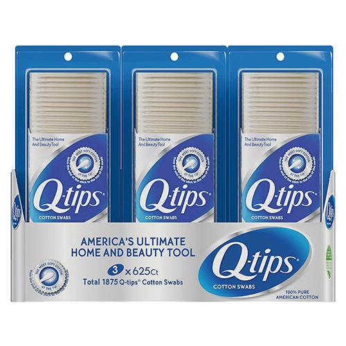 Q-TIPS SWABS Cotton Club ct, 625 Count, /3 pk