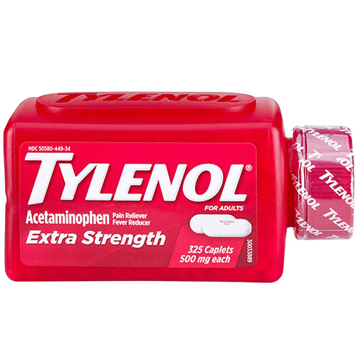 Tylenol Extra Strength 500 mg Caplets 325 ct