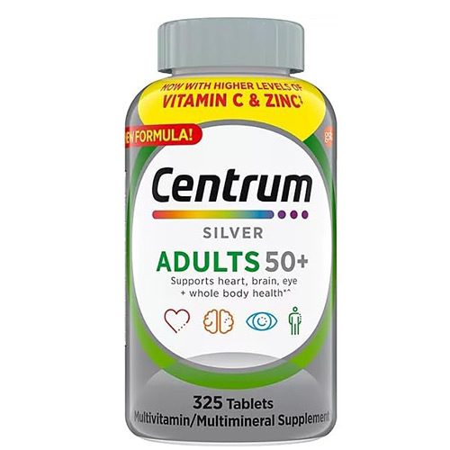 Centrum Silver Adults 50+ Multivitamin, 325 Tablets.