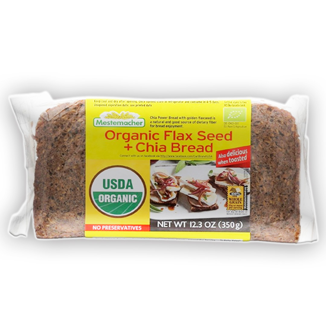 Mestemacher Bread, OG2, Flax Seed CHIA, 350g.