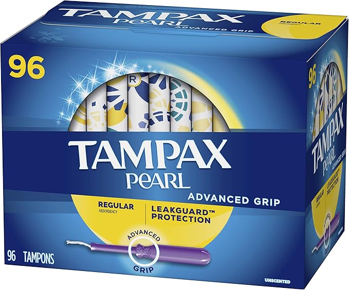 Tampax Pearl Advanced Grip Regular , 96 count