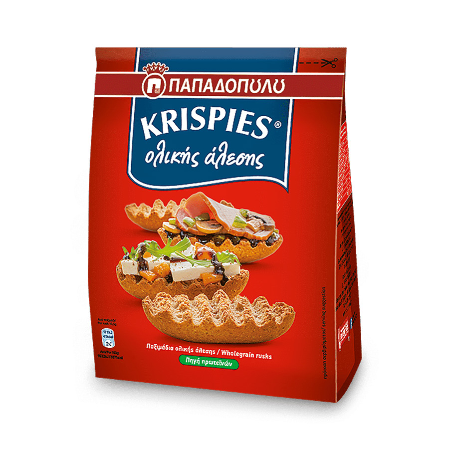 PAPADOPOULOS Krispies Whole Grain, 200g.