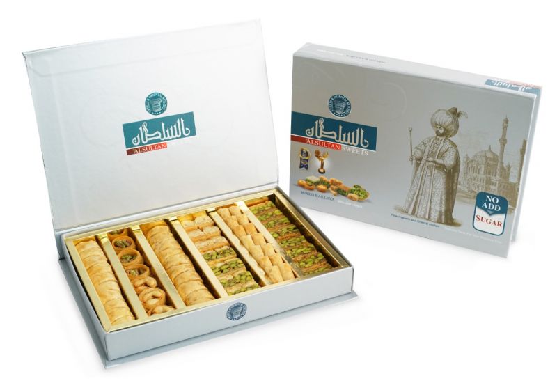 AlSultan Sweets Mixed Baklava (400g) بقلاوة مشكلة (NO ADDED SUGARS)