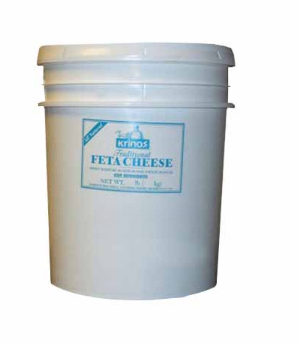 Domestic Feta Cheese - Greek Style,5 gallon
