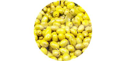 AL'ARD Palestinian Green Olives , 15.4 Lbs