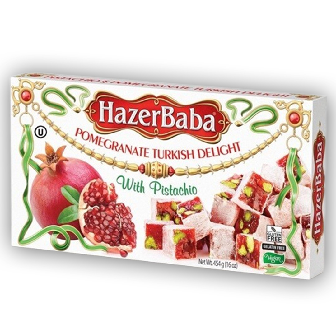 HAZERBABA Pistachios and Pomegranate, 16 oz ( 454g)