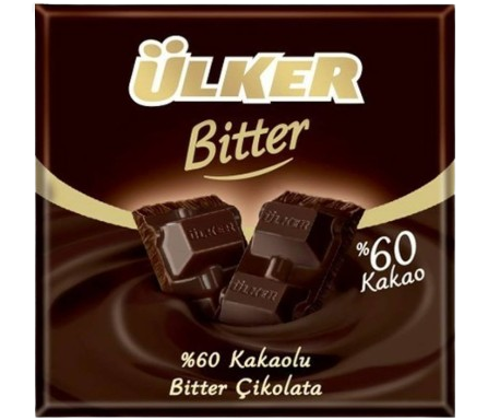 Ulker Bitter (Dark) Chocolate 60% Cocoa - 60g