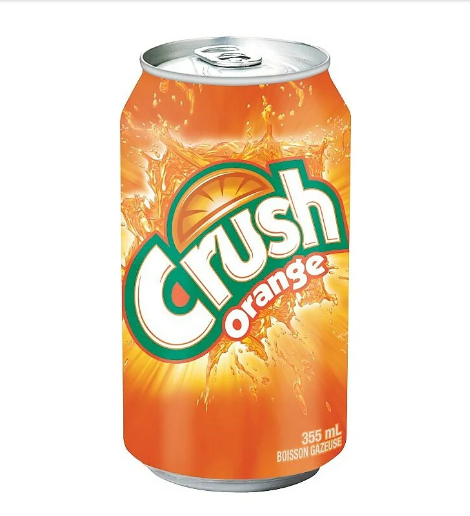 Crush Orange Soda Made With Pure Cane Sugar, 12 Fl. Oz