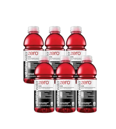 Vitamin Water Zero, Acai-Blueberry-Pomegranate - XXX, 20oz Bottle (Pack of 6)
