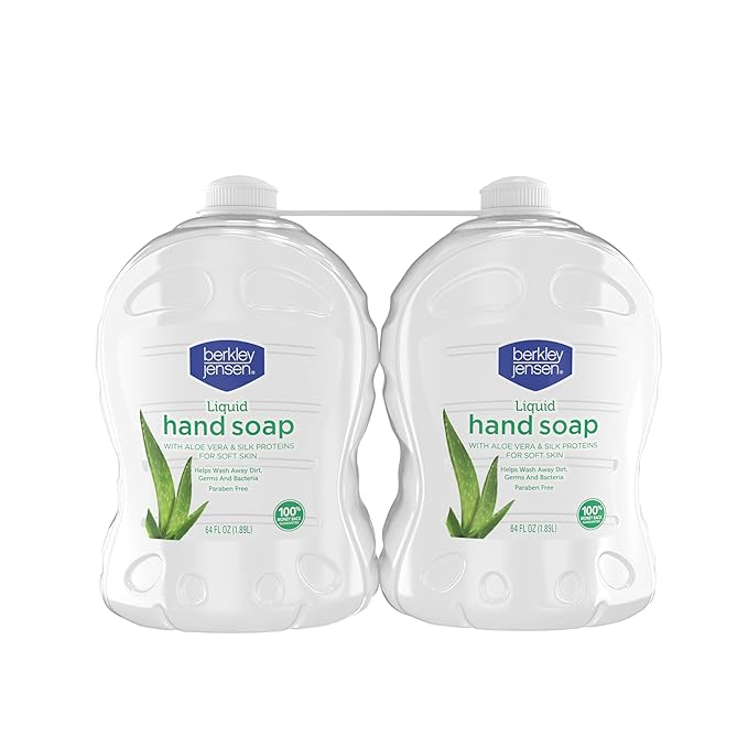 Berkley Jensen Liquid Hand Soap with Aloe Vera & Silk Proteind for Soft Skin