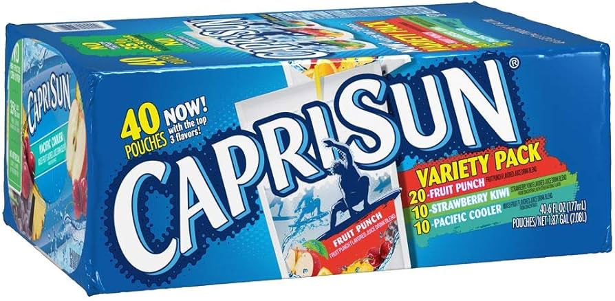 Capri Sun Fruit Refreshers Variety Pack, 40 pk./6 oz.