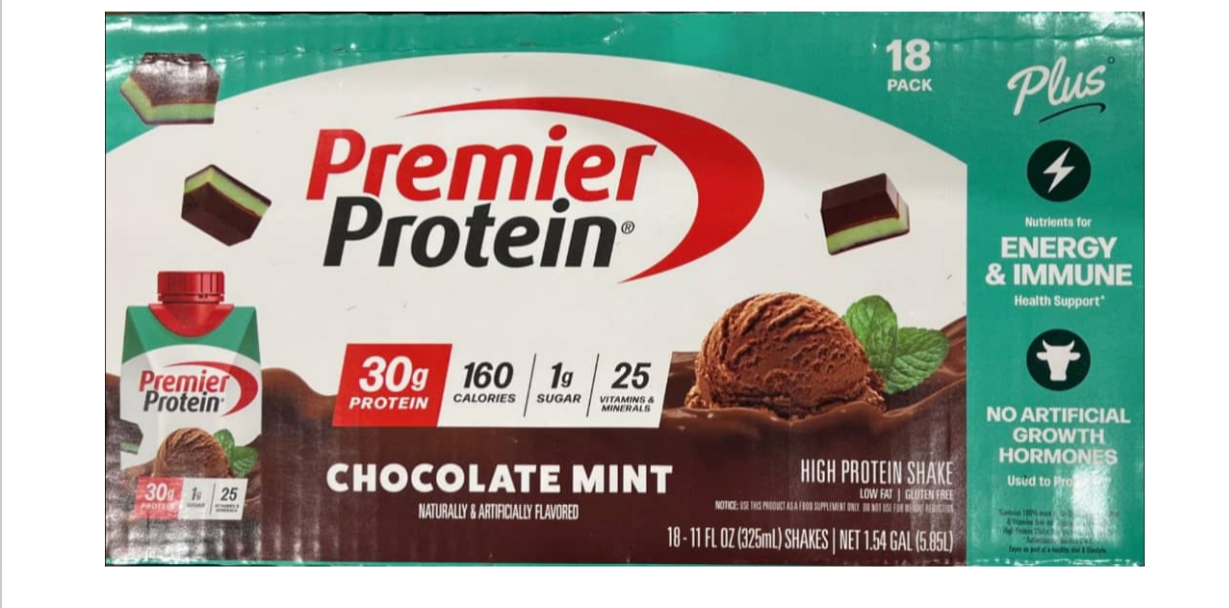 Premier Protein High Protein Shake, Chocolate mint , 11 Fl oz