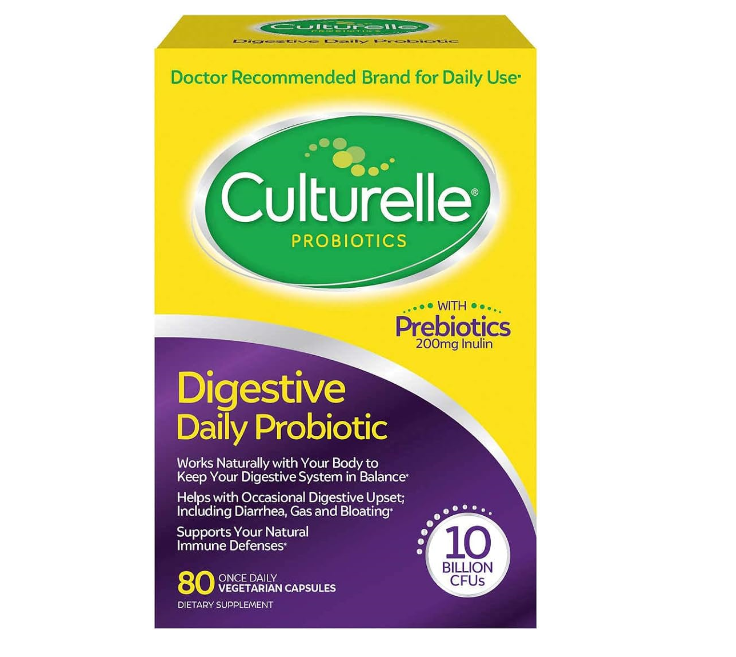 Culturelle Digestive Health Probiotic, 80 Capsules